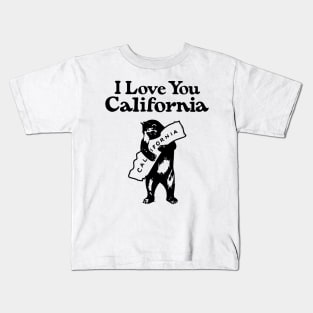 I Love You California Kids T-Shirt